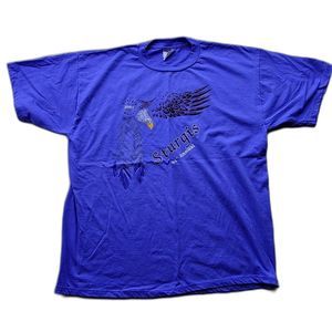 Jerzees Sturgis Graphic T-Shirt - Light Blue - Men's XL